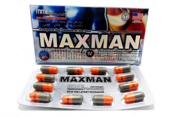 Maxman là viên uống hỗ trợ tăng cường sinh lý đến từ Hoa Kỹ