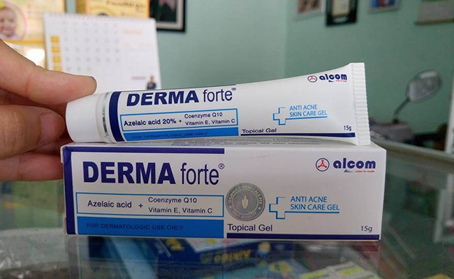 Derma forte - Gel trị mụn mờ thâm