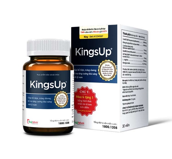 Kingsup sản phẩm hỗ trợ cương dương hiệu quả dành cho nam giới