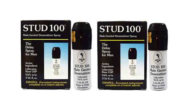 Stud 100 là chai xịt chống xuất tinh sớm được sản xuất bởi các công ty dược phẩm Anh
