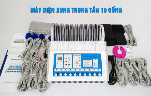 Dòng máy điện xung trung tần 10 cổng cao cấp